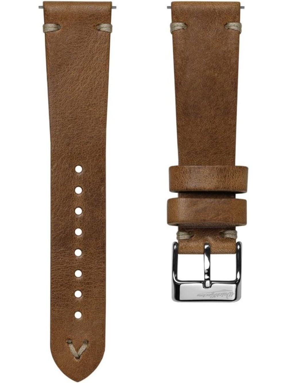 Handmade Leather Watch Strap - Adjustable, Durable, Stylish Accessory for All